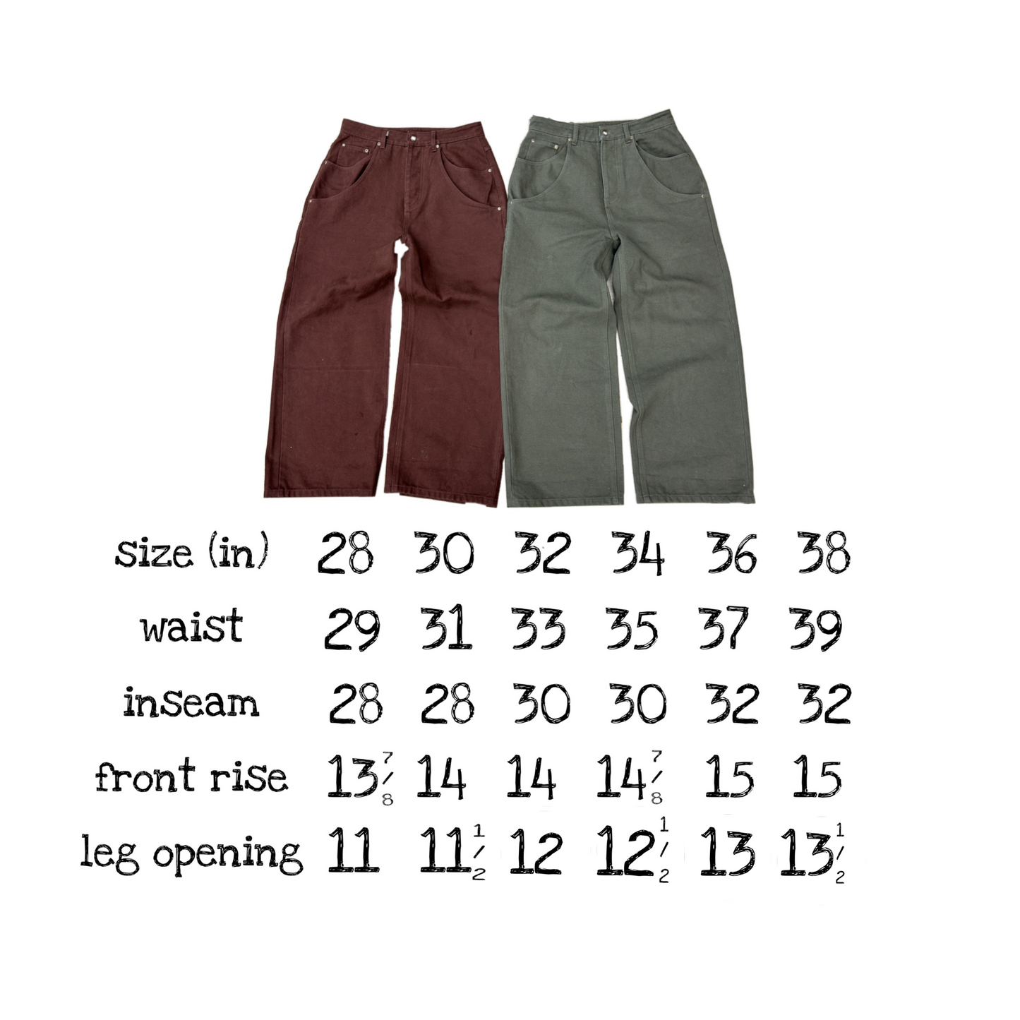 Military Green Canvas Pant V2