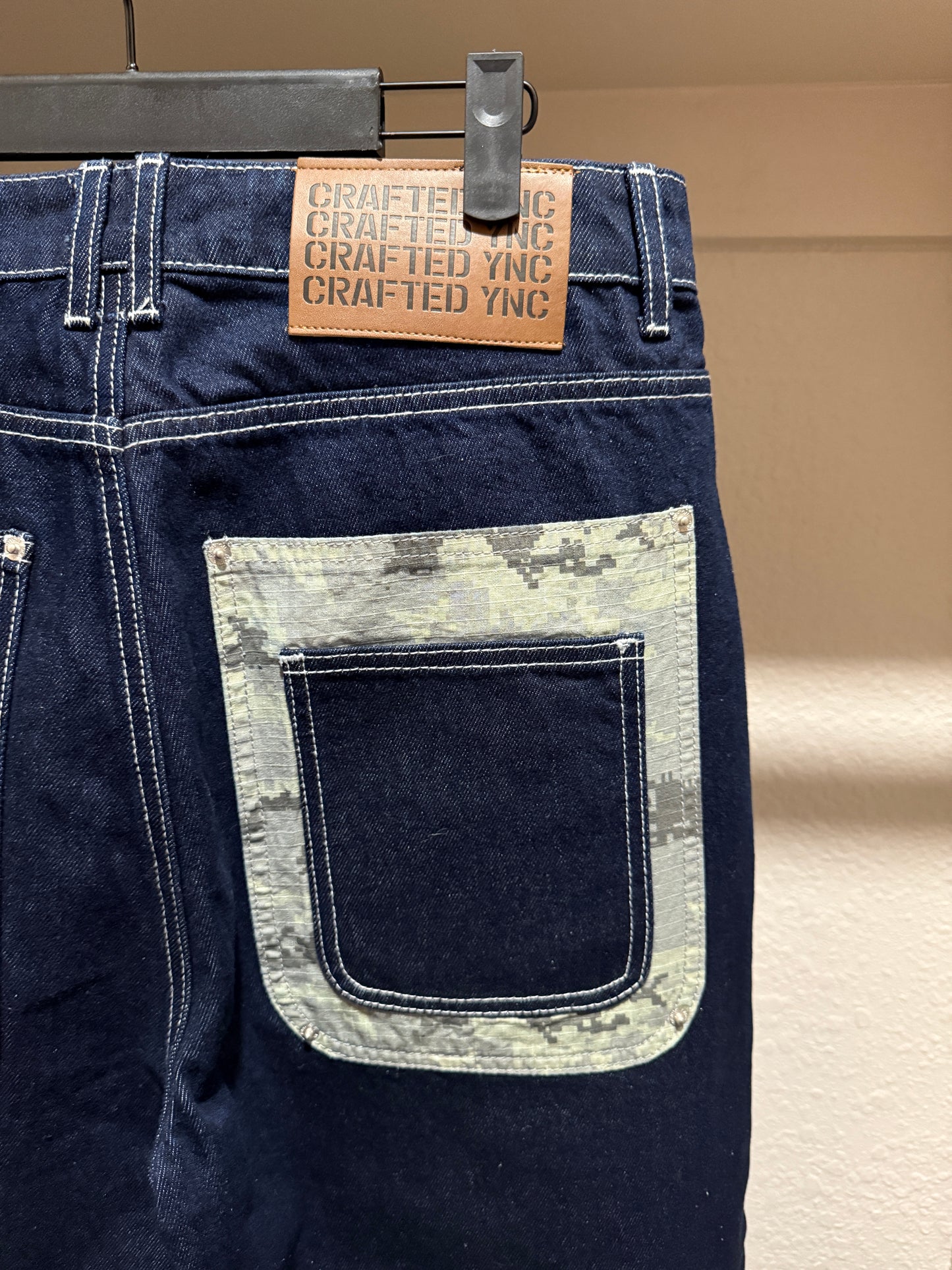 “Army” Double Knee Denim Sample