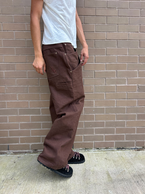 Brown Canvas Pant V2