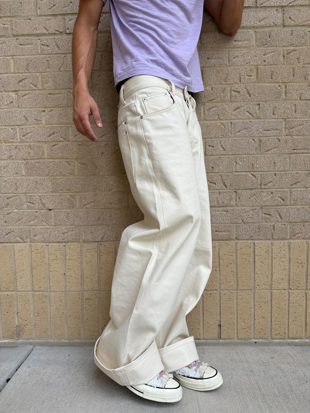 Cream Selvedge Denim V2