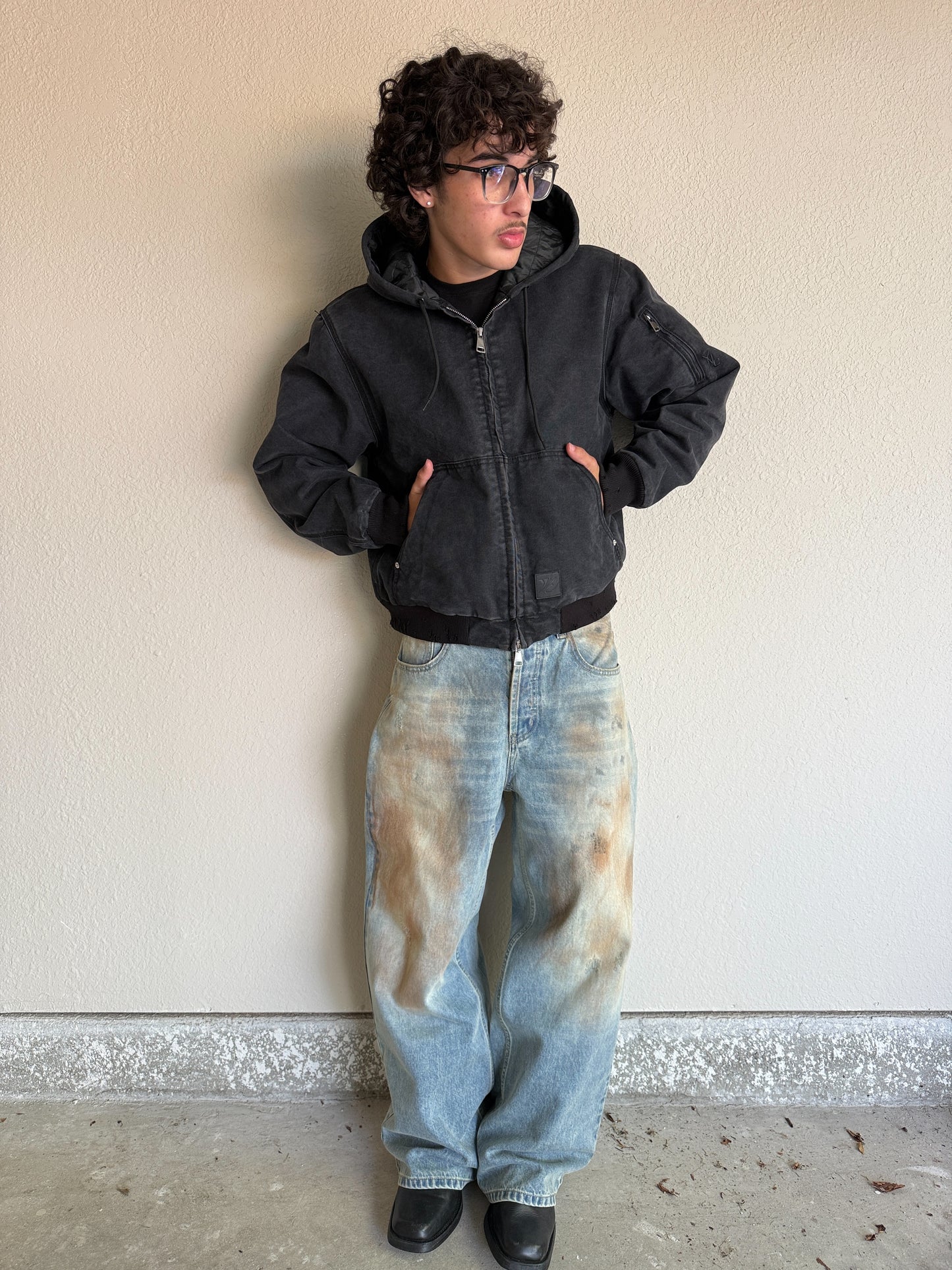 Distressed Workwear Jacket