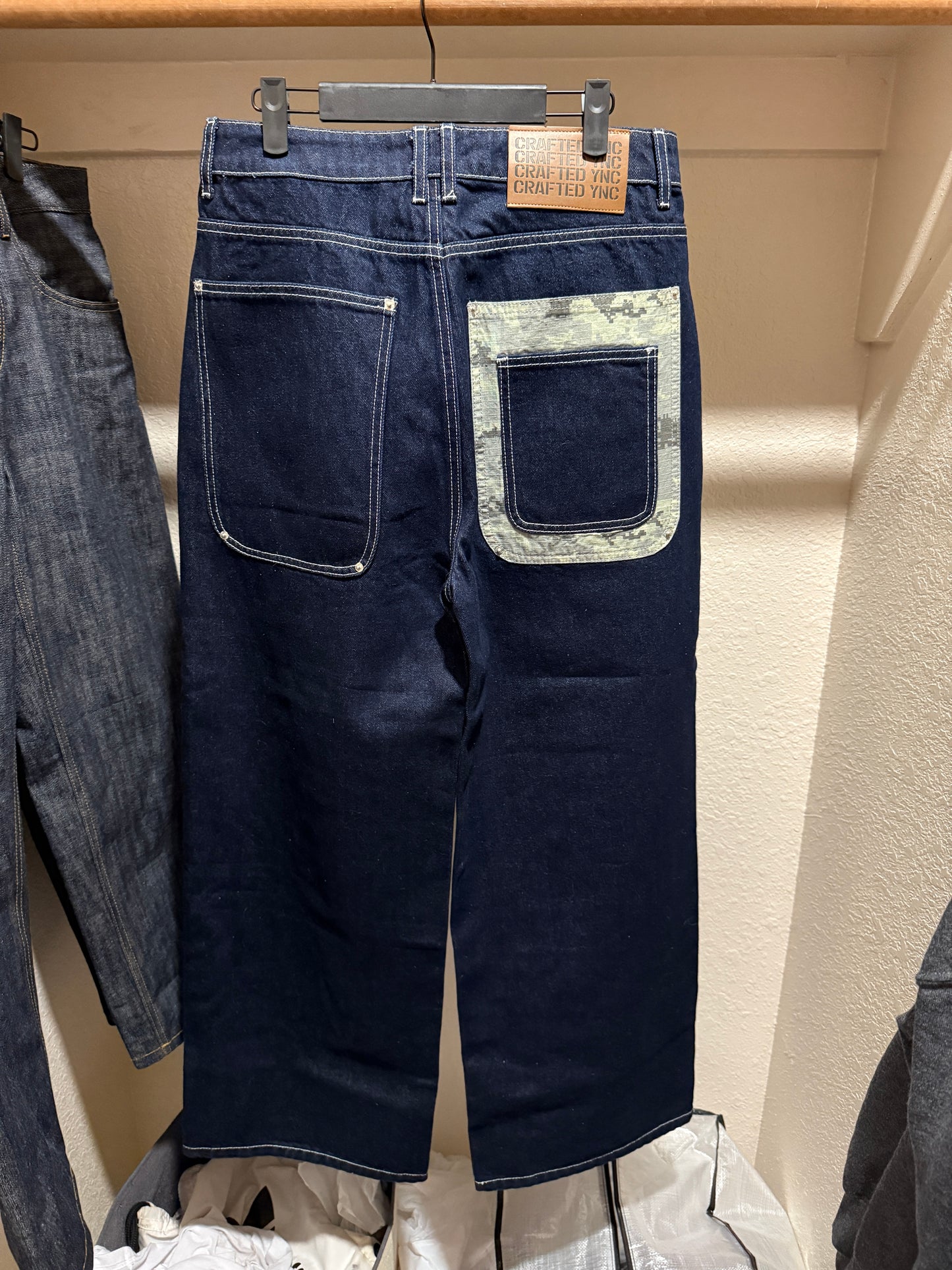 “Army” Double Knee Denim Sample