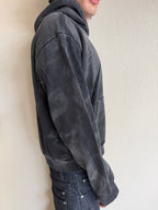 Non-Distressed Black Sunfaded Hoodie