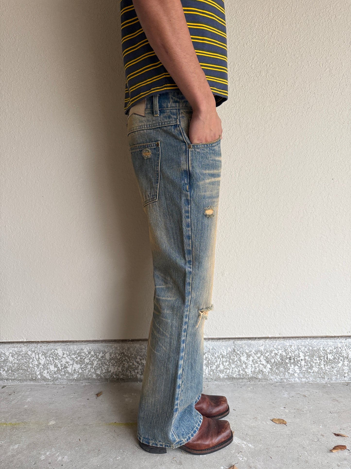 Sand Wash Bootcut Denim