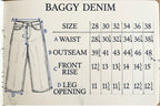 Slubbed Indigo Baggy Selvedge Denim
