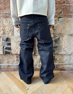 Slubbed Indigo Loose Fit Selvedge  Denim