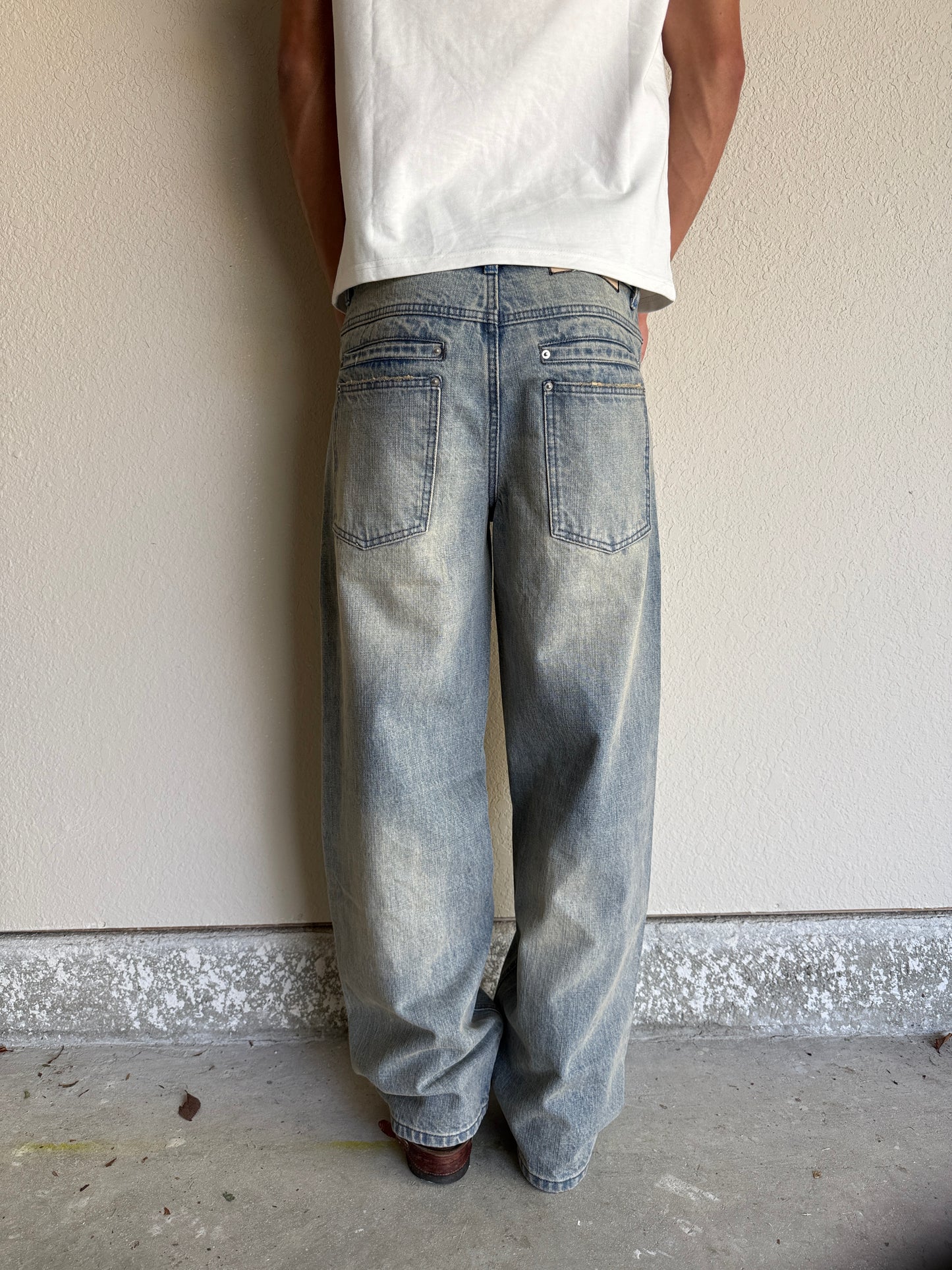 Washed Blue Selvedge Denim