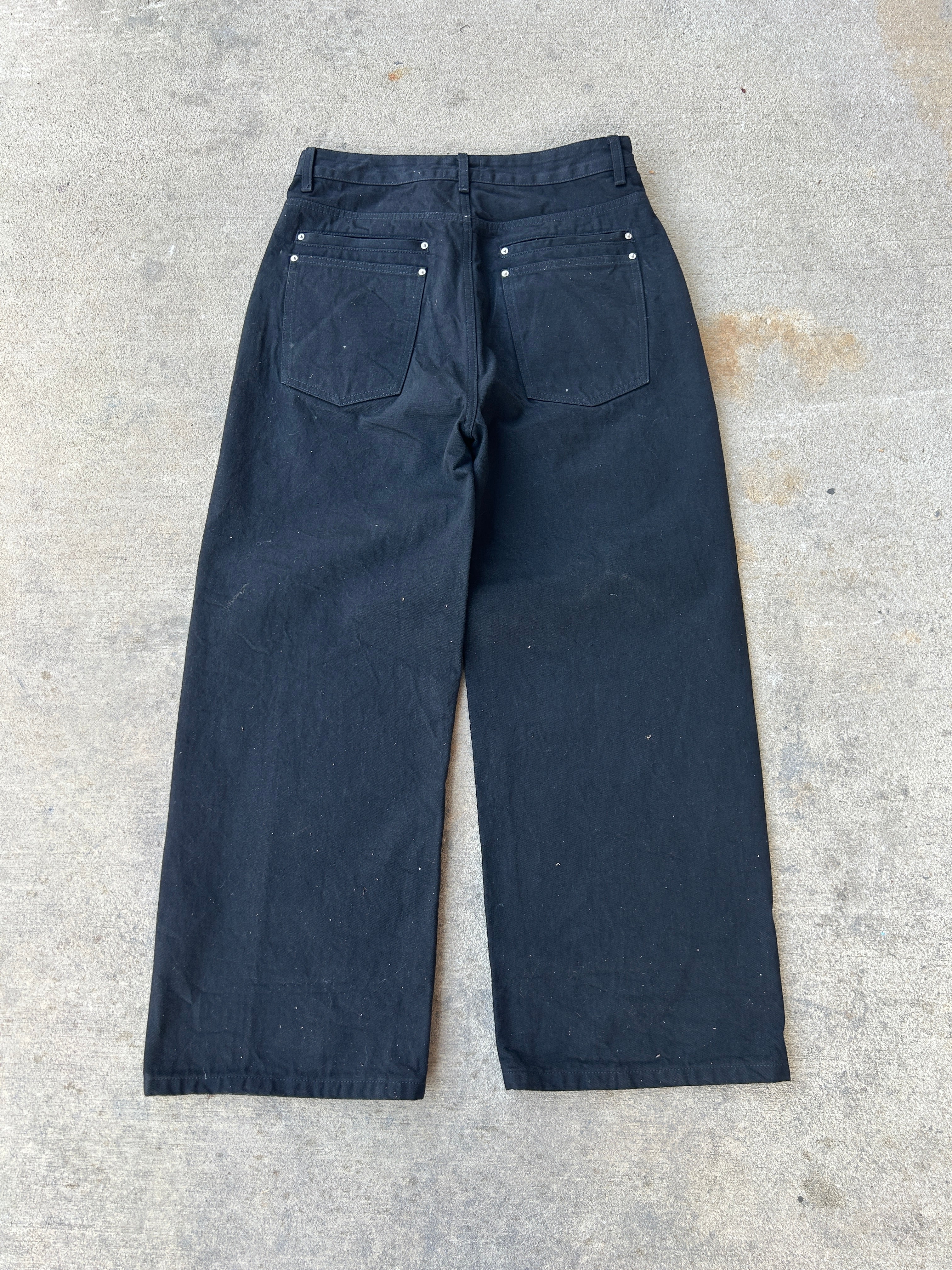 Jet Black Selvedge Denim