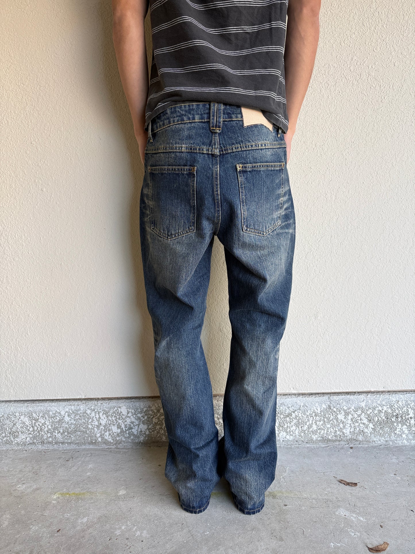 Dark Blue Bootcut Denim