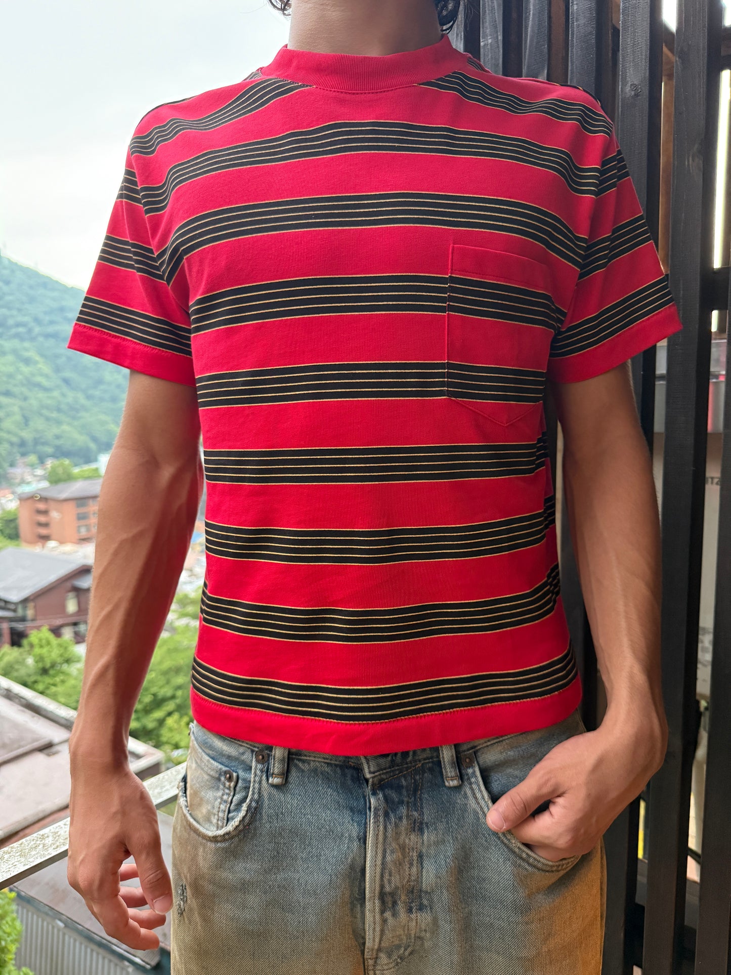 Red Striped Tee