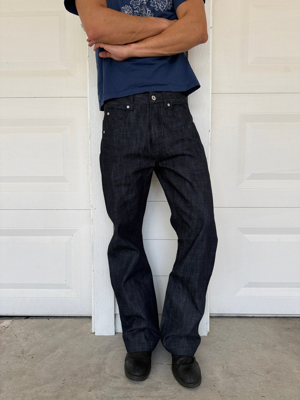 Raw Indigo Selvedge Bootcut Denim