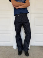 Raw Indigo Selvedge Bootcut Denim