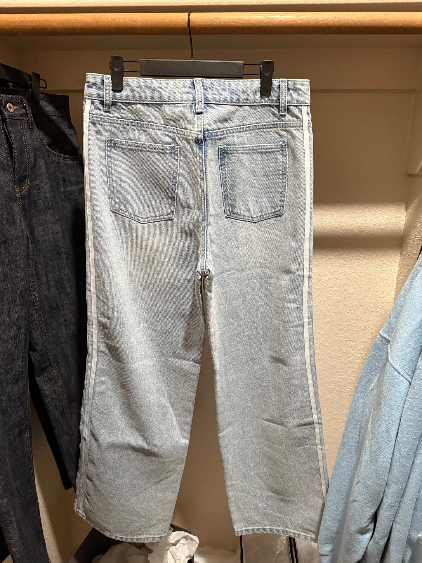 Blue Striped Denim V1 Sample