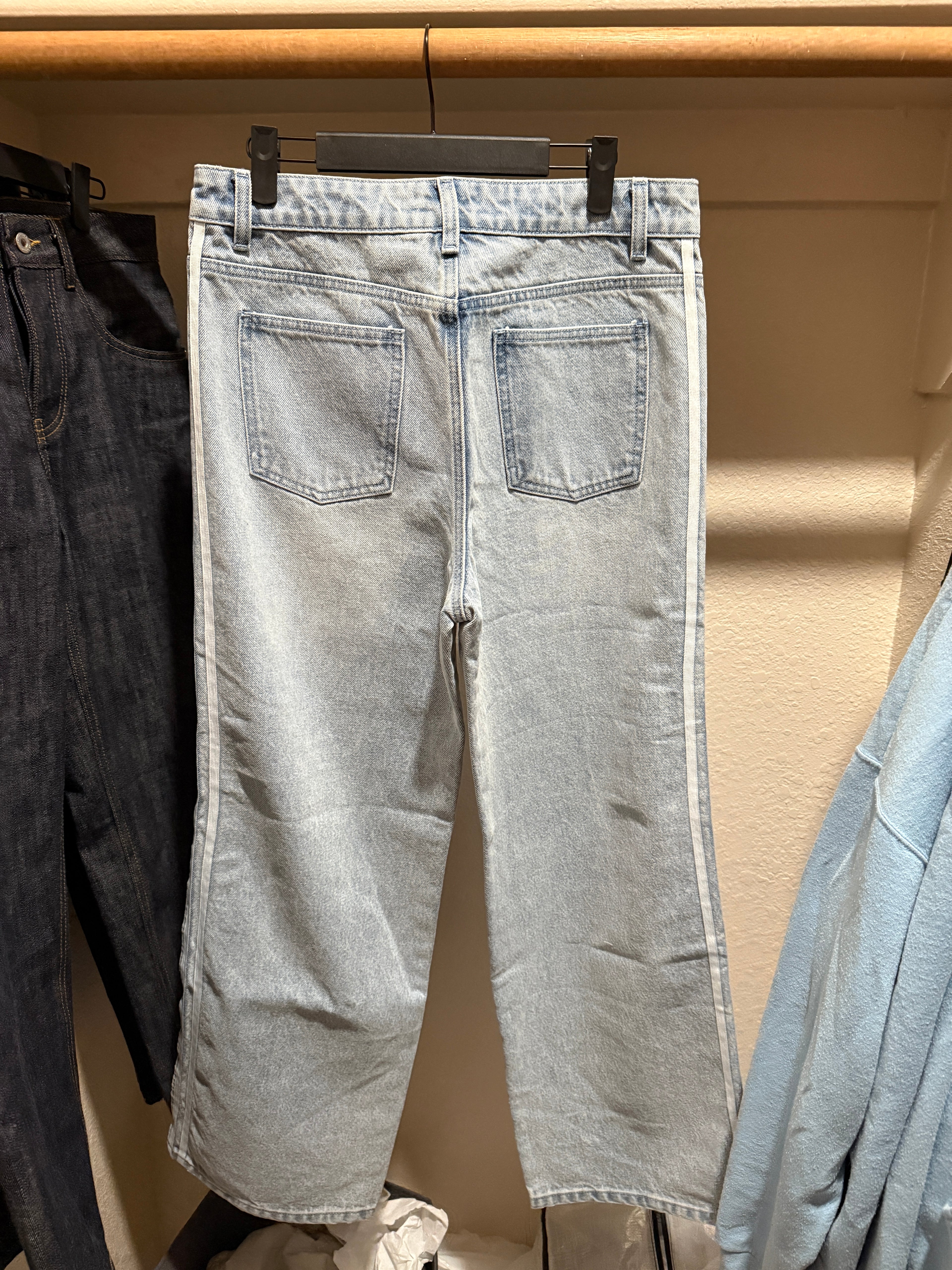 Blue Striped Denim V1 Sample