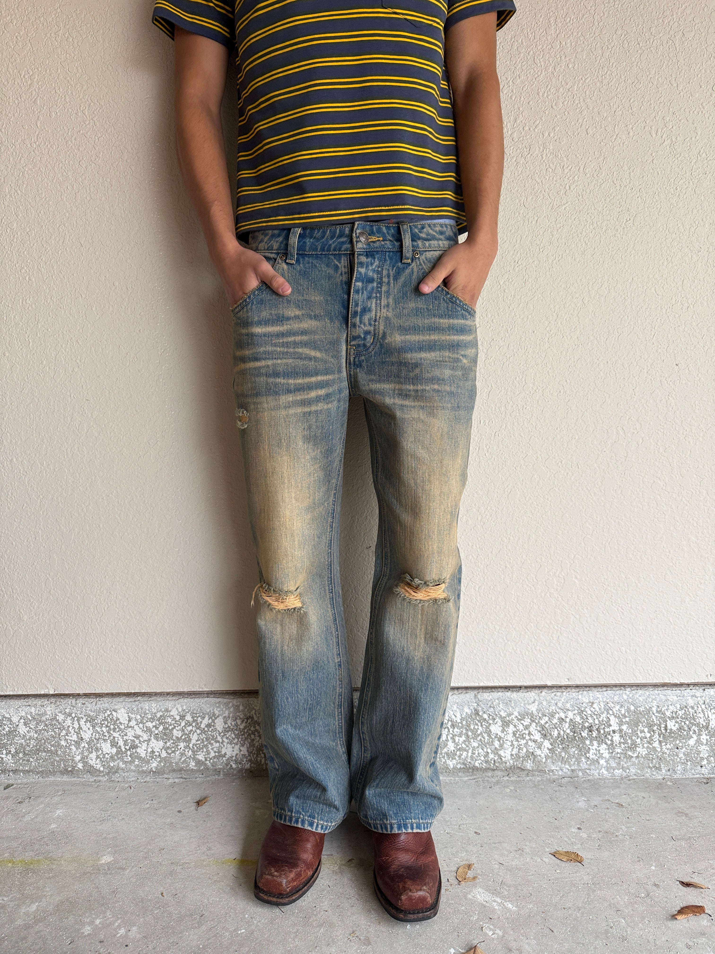 Sand Wash Bootcut Denim
