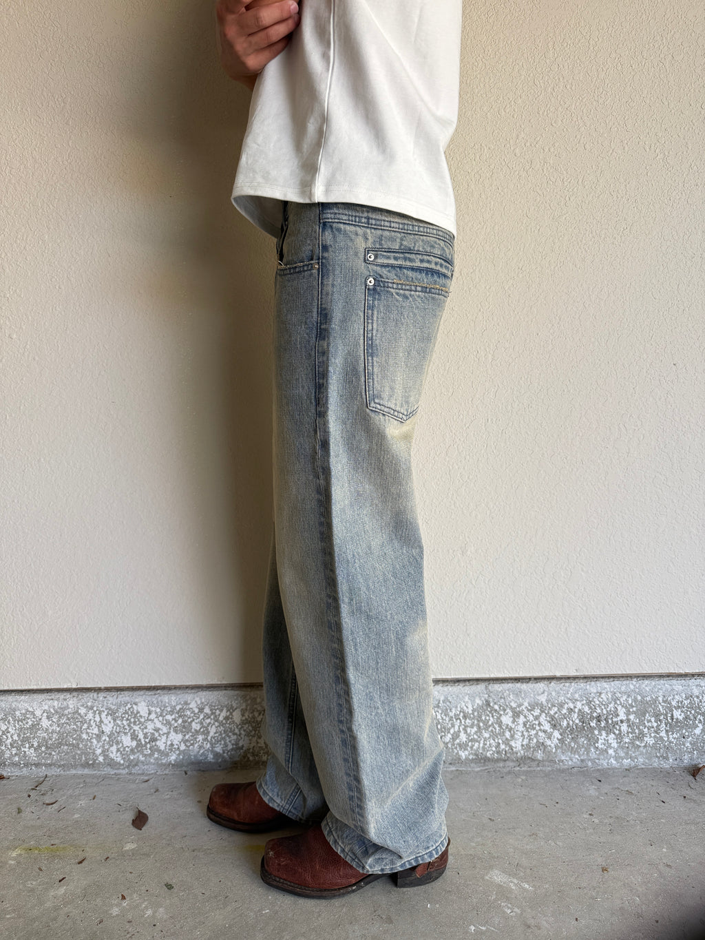 Washed Blue Selvedge Denim