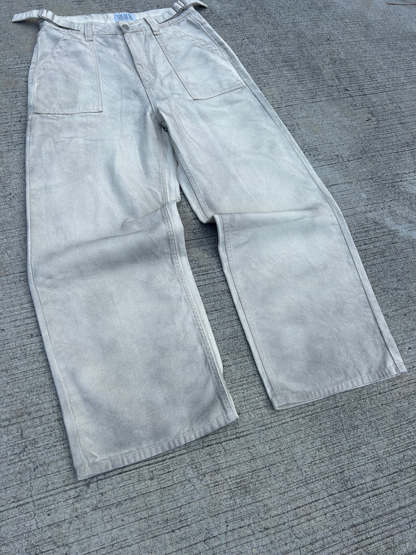 Dirty Beige Canvas Pants