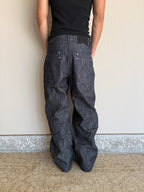 Slubbed Indigo Baggy Selvedge Denim