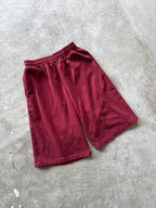 Faded Red 3/4 Shorts