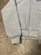 GREY CRAFTED BOXY ZIPUP