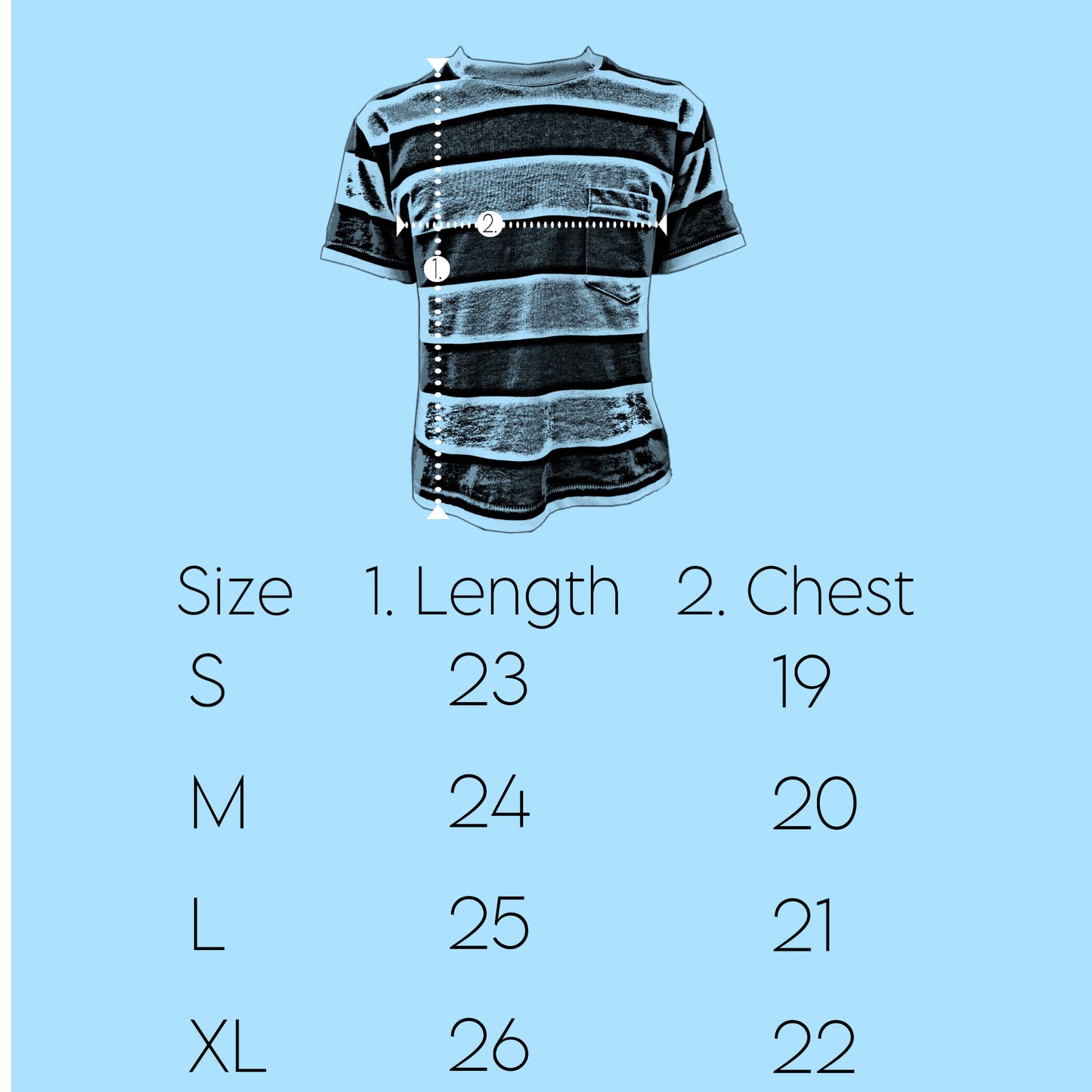 Cream Striped Tee
