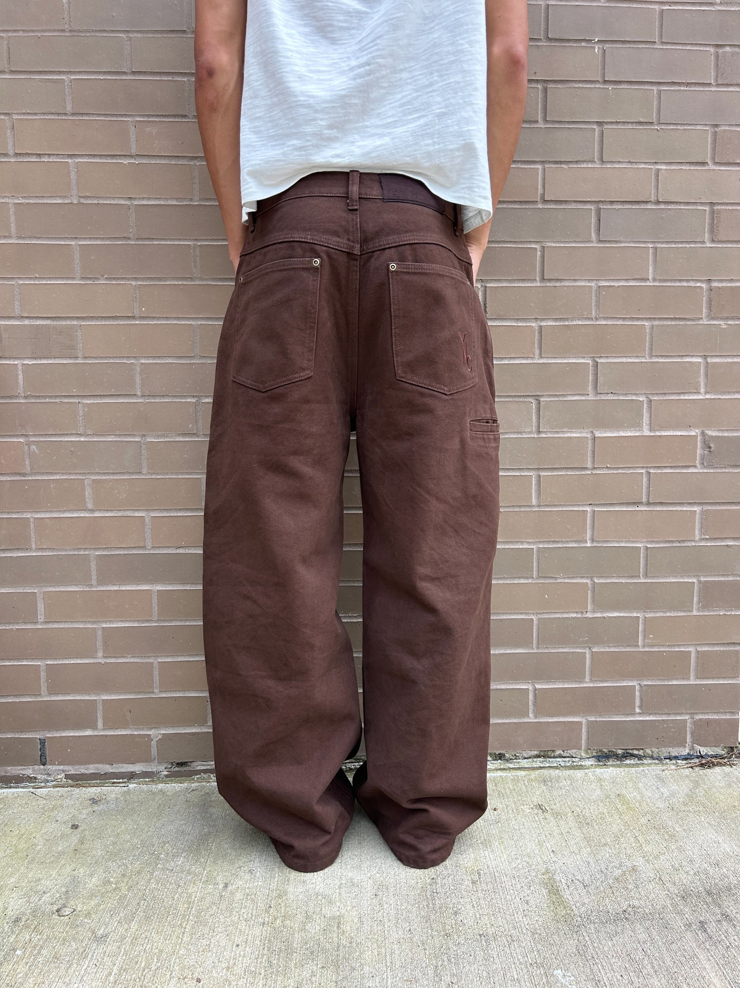 Brown Canvas Pant V2