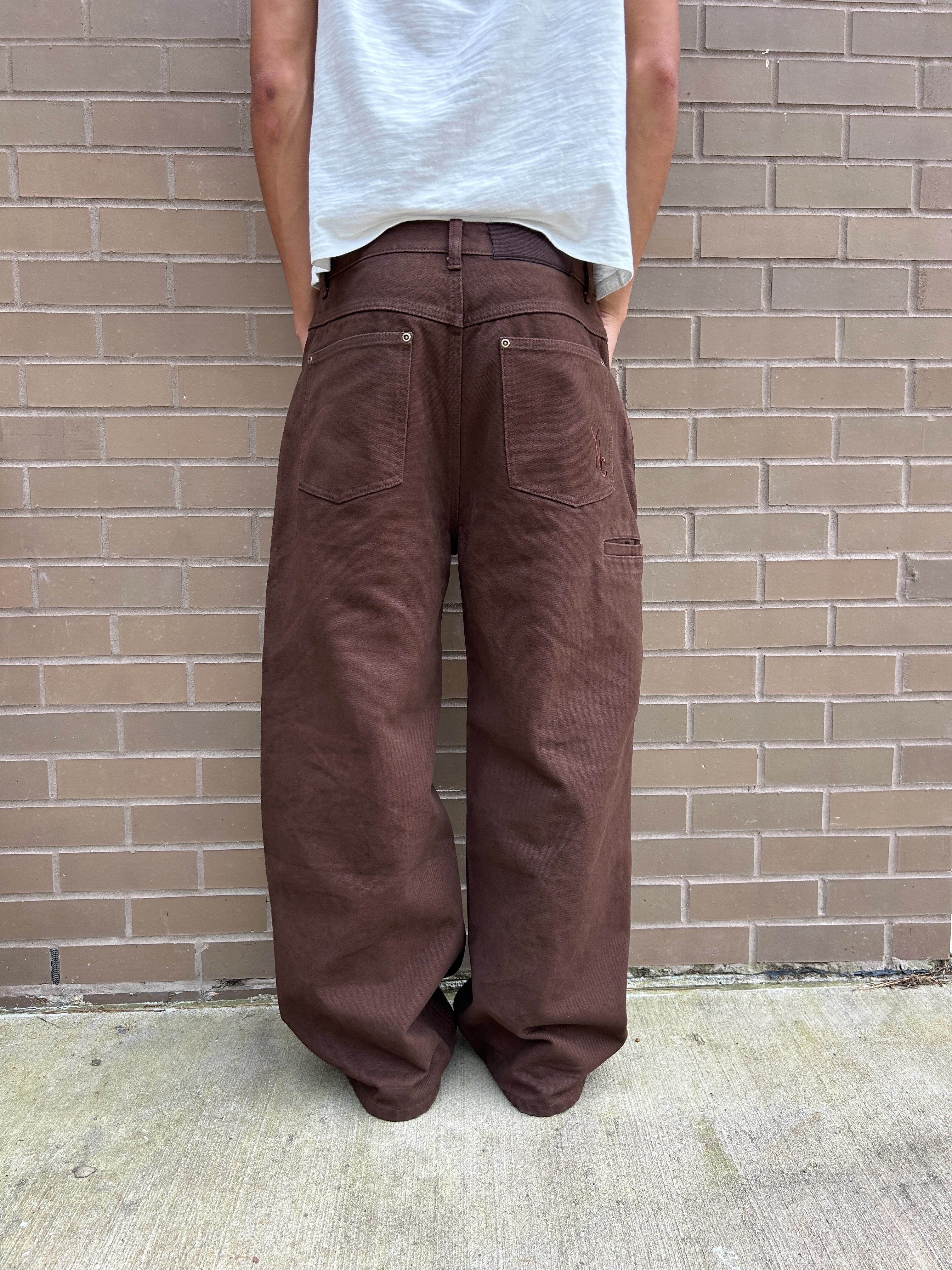 Brown Canvas Pant V2