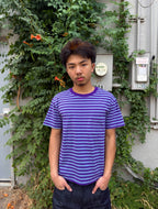 Purple Striped Tee