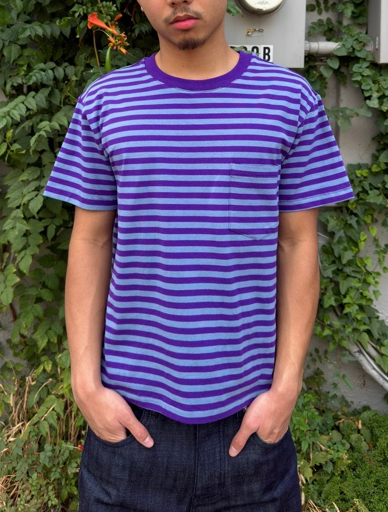 Purple Striped Tee