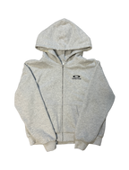 GREY CRAFTED BOXY ZIPUP