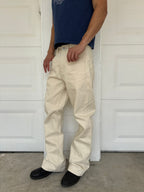 Raw Cream Selvedge Bootcut Denim