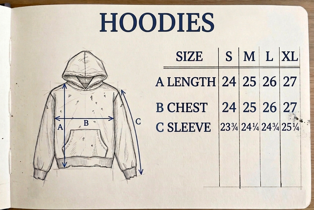 Distressed Black Sunfaded Hoodie