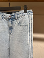 Blue Striped Denim V1 Sample