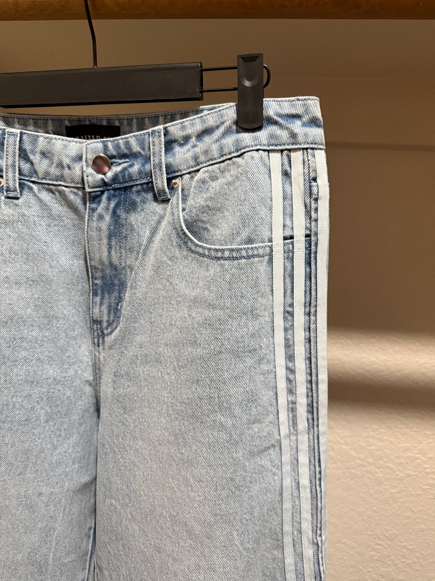 Blue Striped Denim V1 Sample