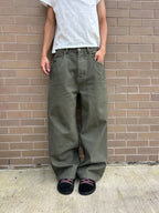 Military Green Canvas Pant V2
