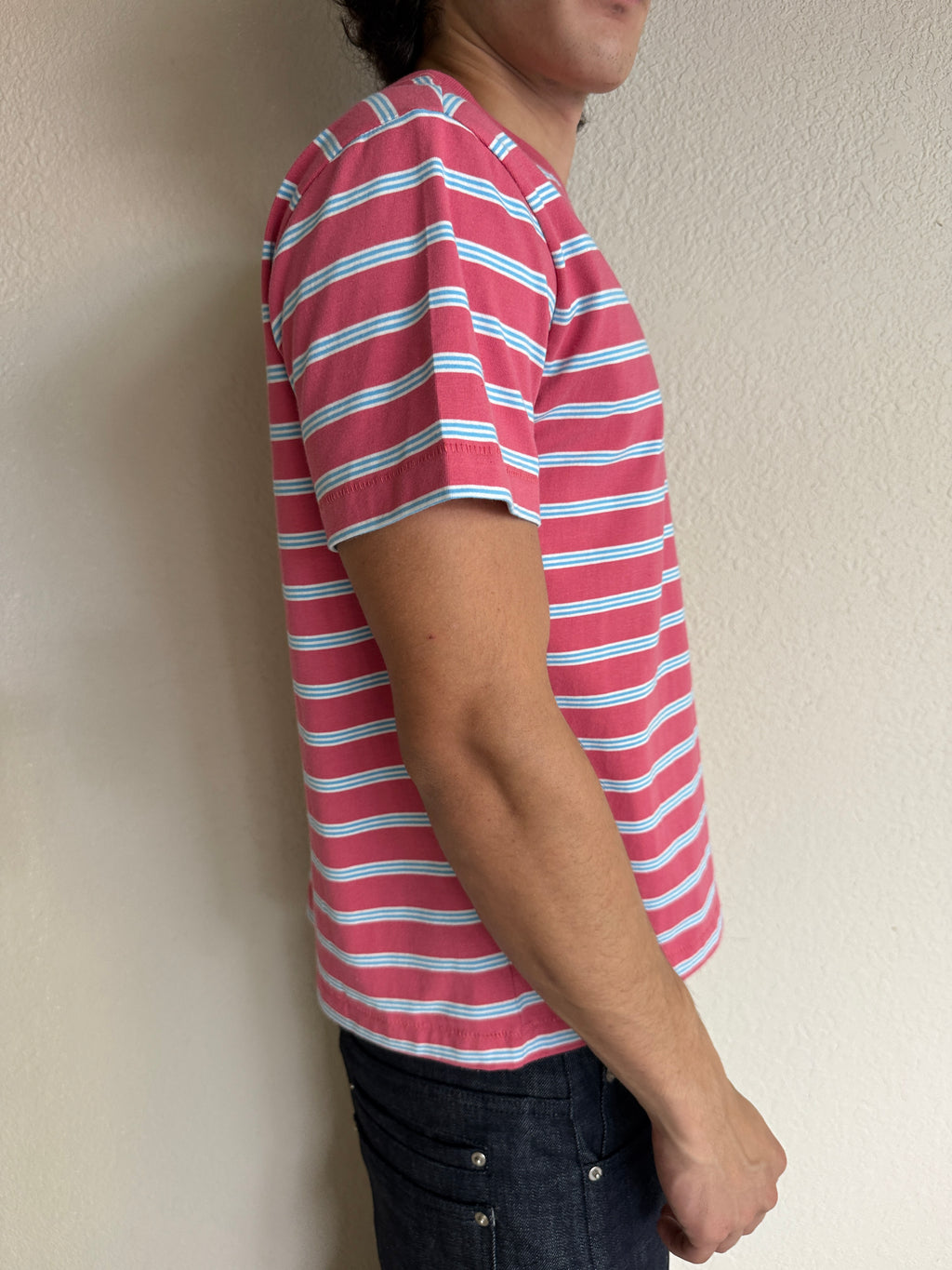 Pink Striped Tee
