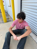 Pink Striped Tee