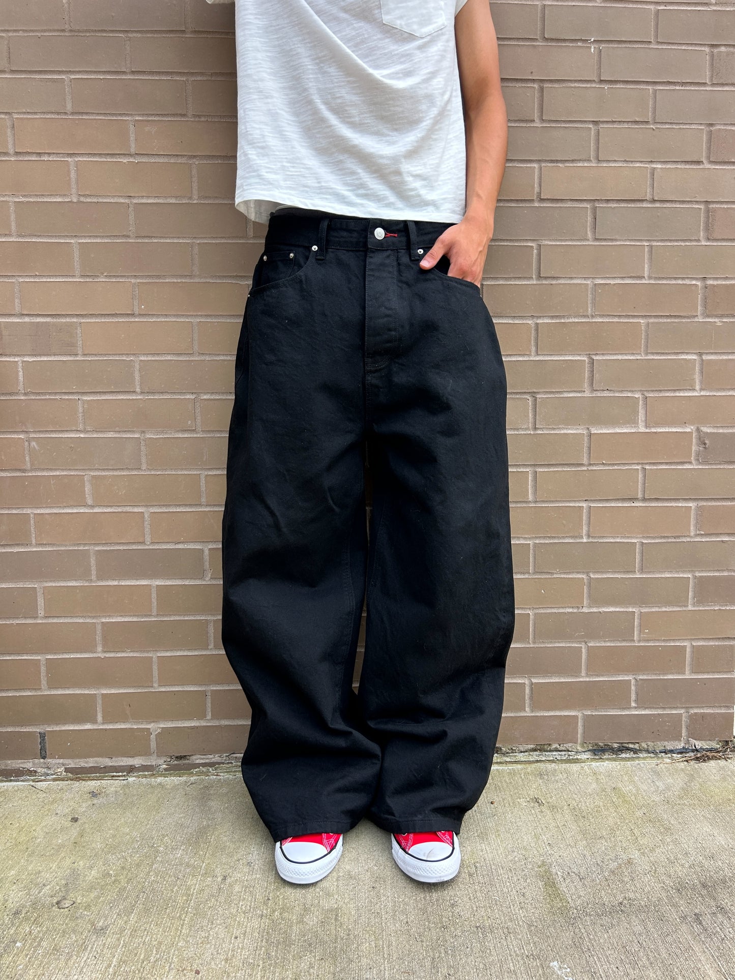 Jet Black Selvedge Denim