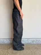 Slubbed Indigo Loose Fit Selvedge  Denim