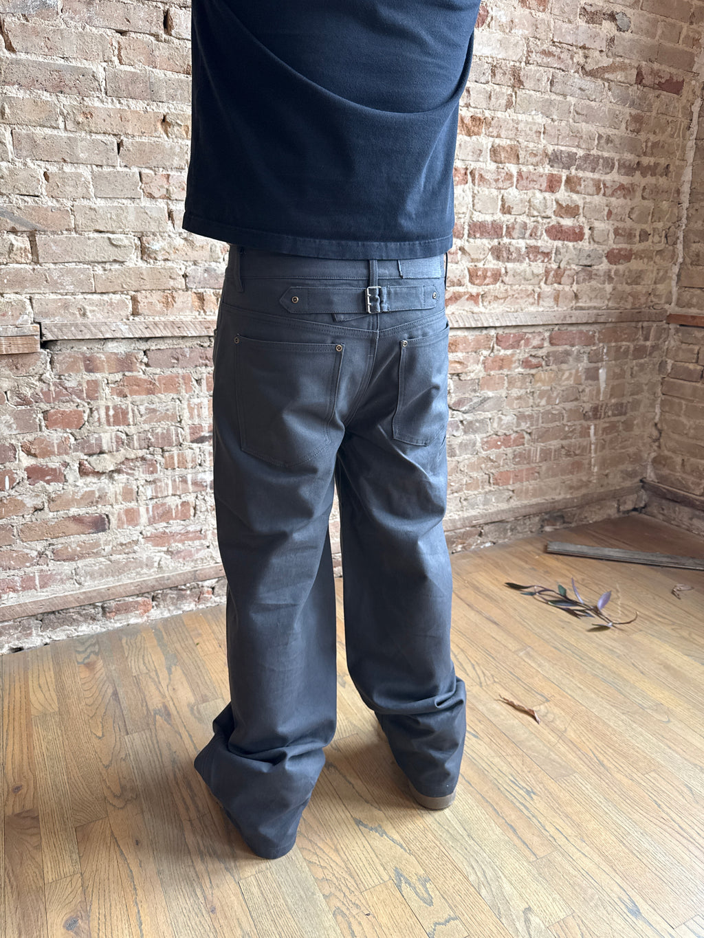 Grey Canvas Pants