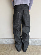 Charcoal Loose Fit Selvedge Denim