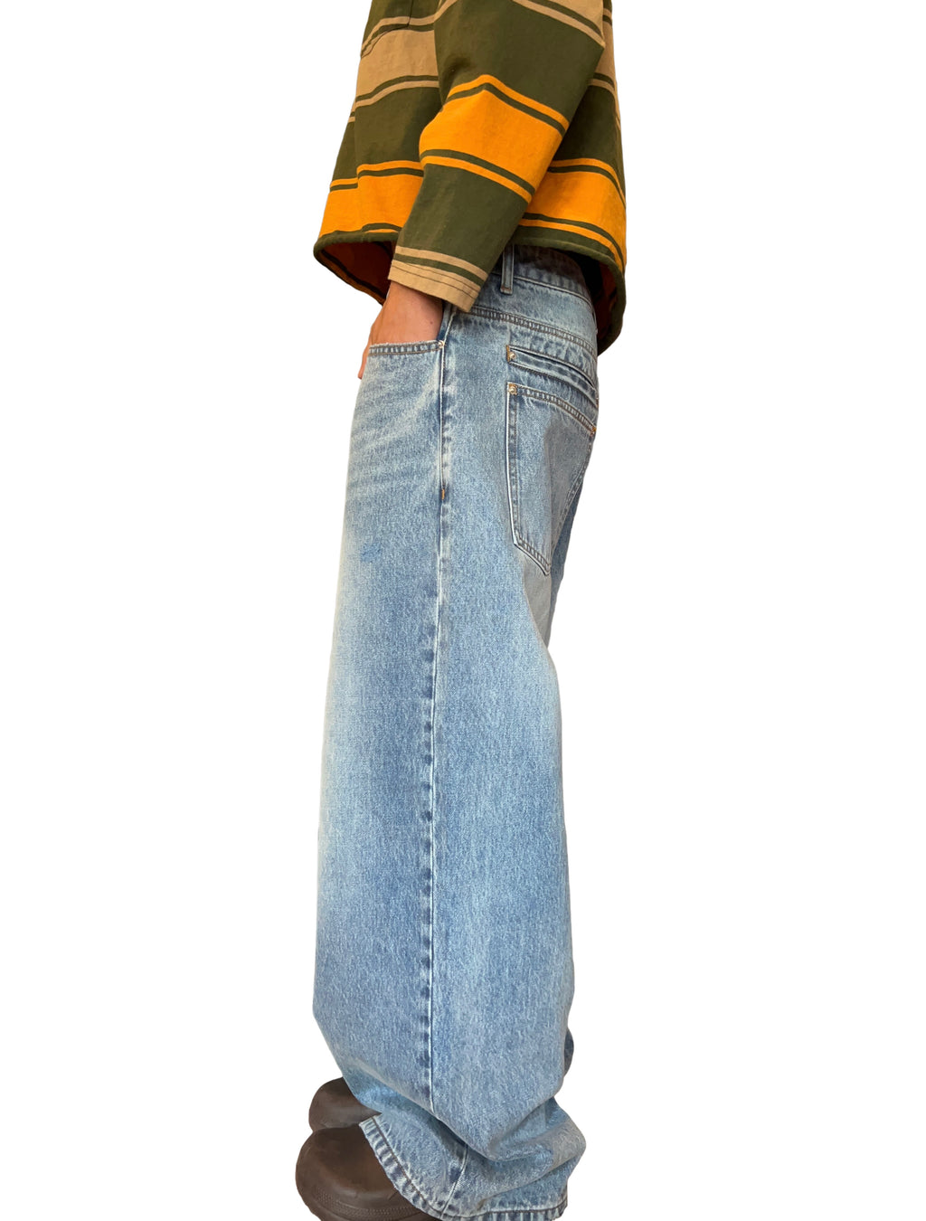 Light Blue Double Pocket Denim