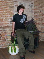 Military Green Canvas Pants