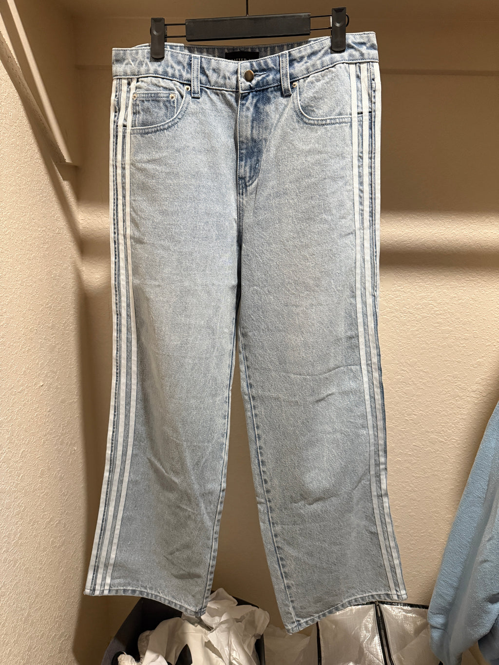 Blue Striped Denim V1 Sample