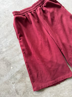 Faded Red 3/4 Shorts