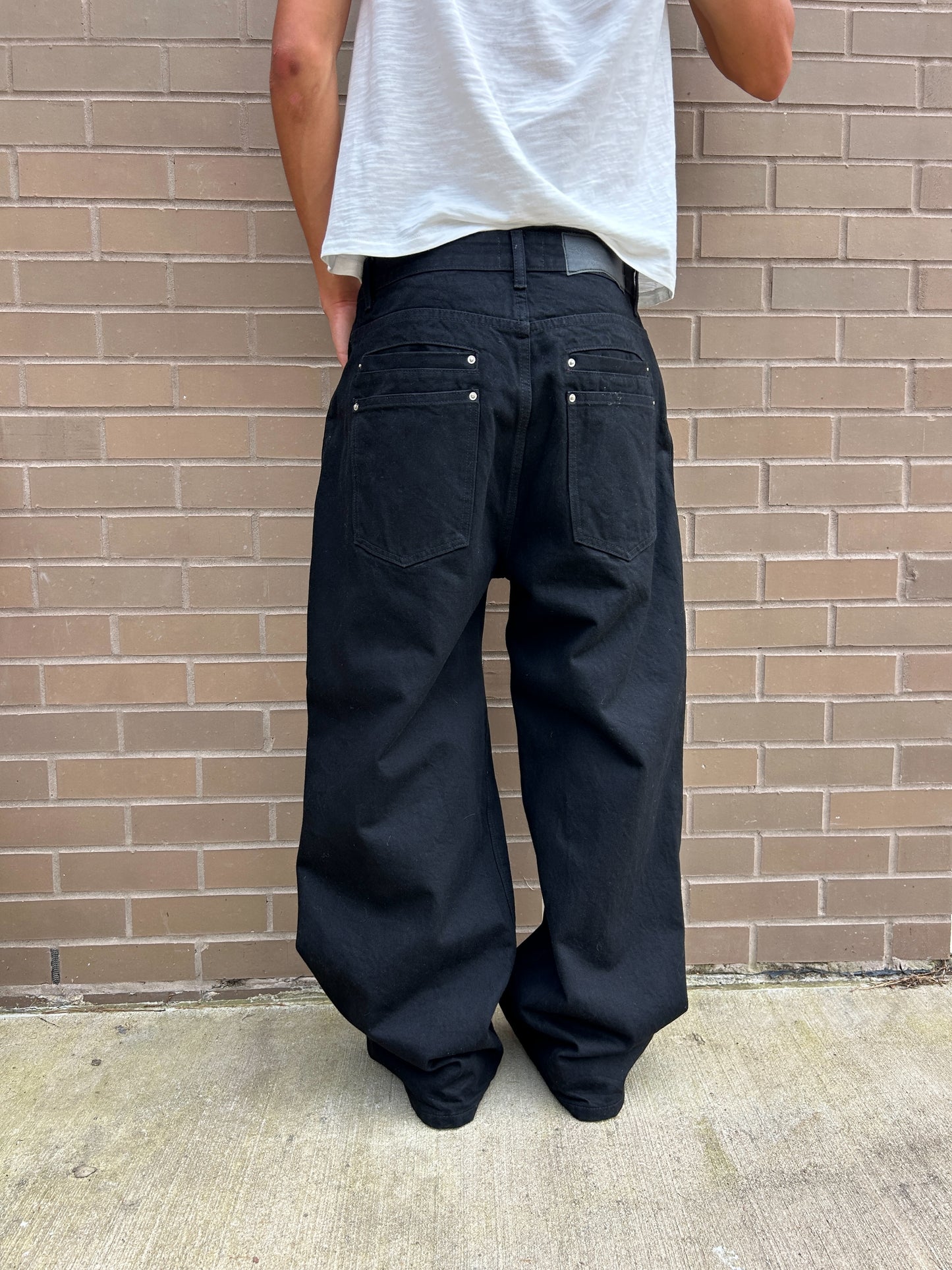 Jet Black Selvedge Denim