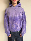 Distressed Purple Sunfaded Hoodie