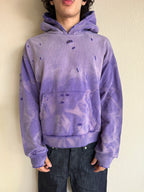 Distressed Purple Sunfaded Hoodie