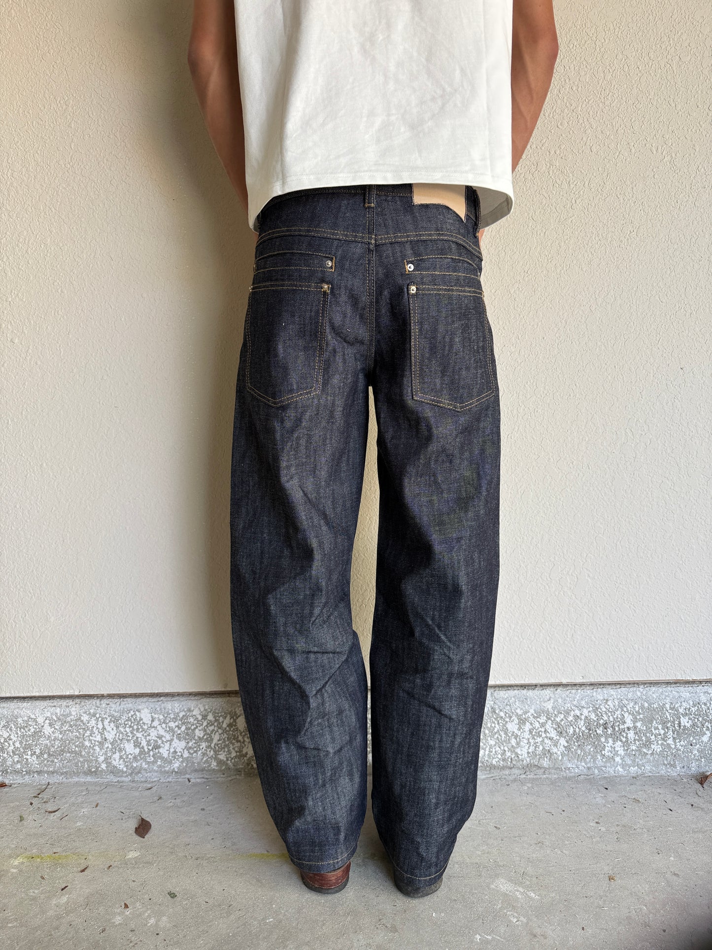 Slubbed Indigo Selvedge Denim