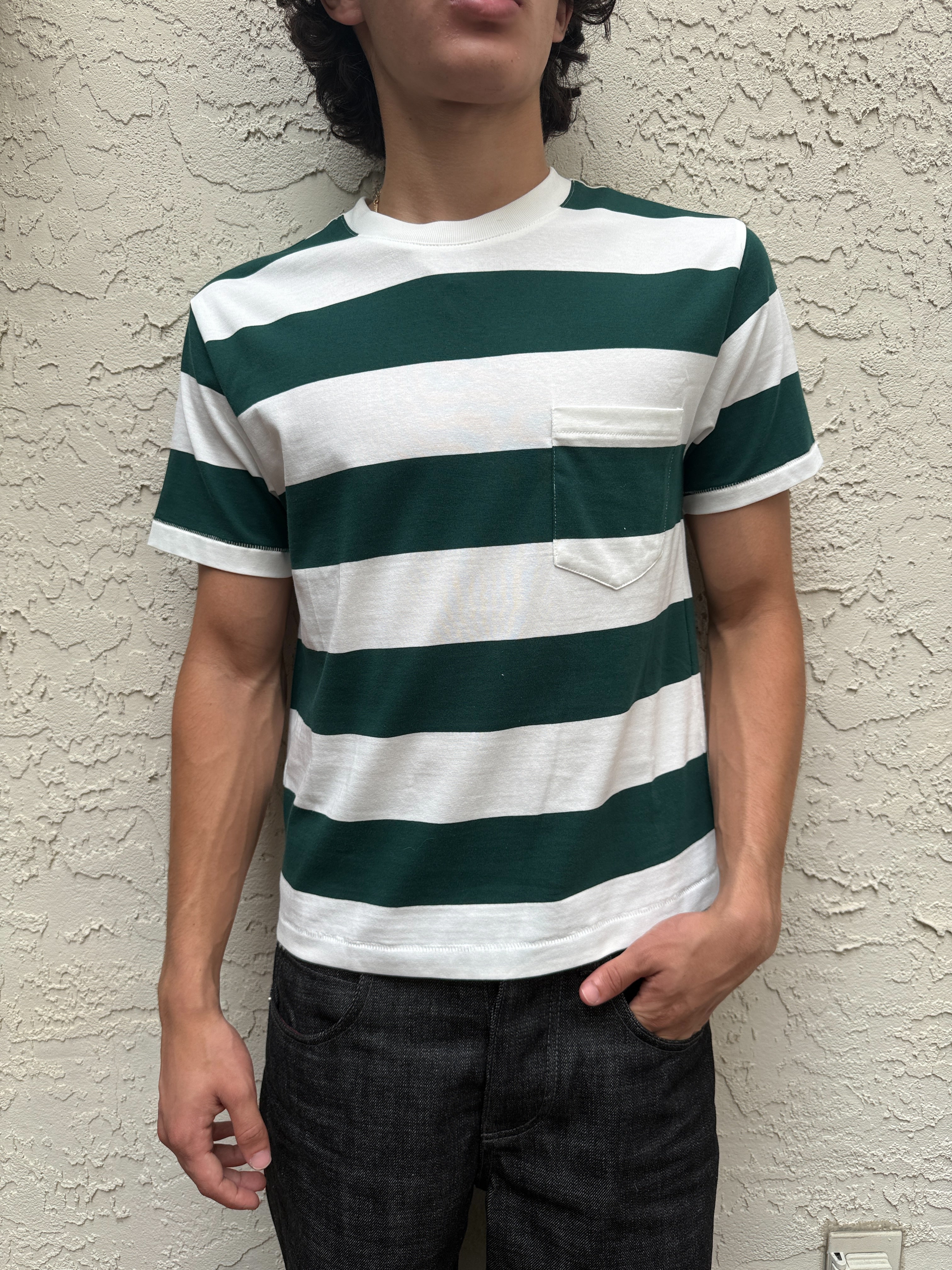 Evergreen Striped Tee